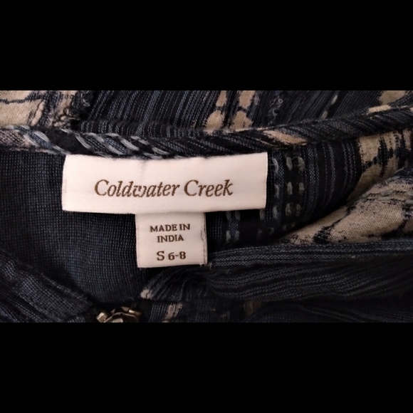 Coldwater Creek full zip hooded shirt - Picture 2 of 7